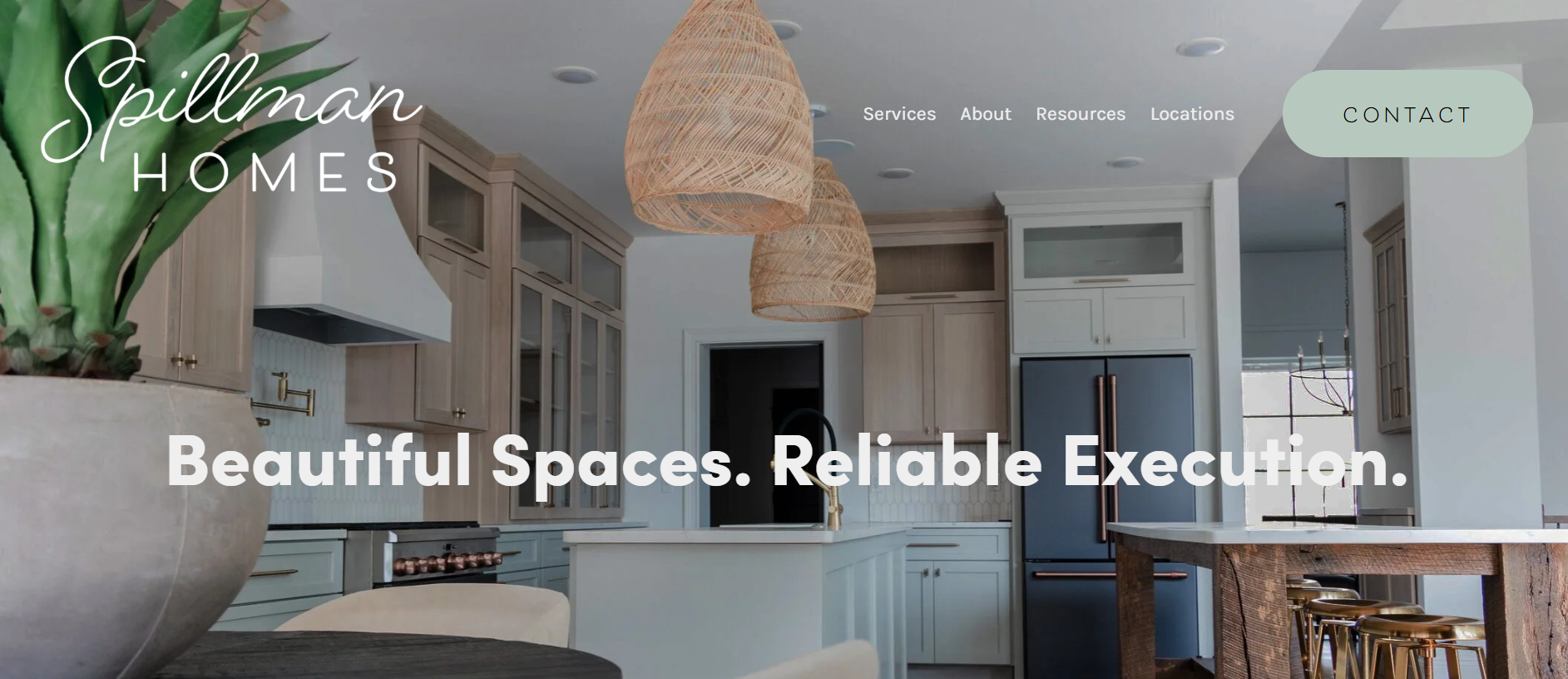 Spillman Homes website built by Premier Positions